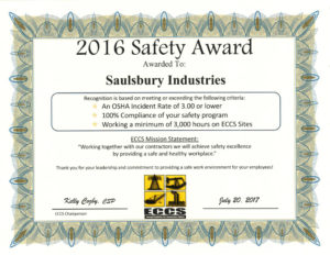 ECCS Certificate 2016
